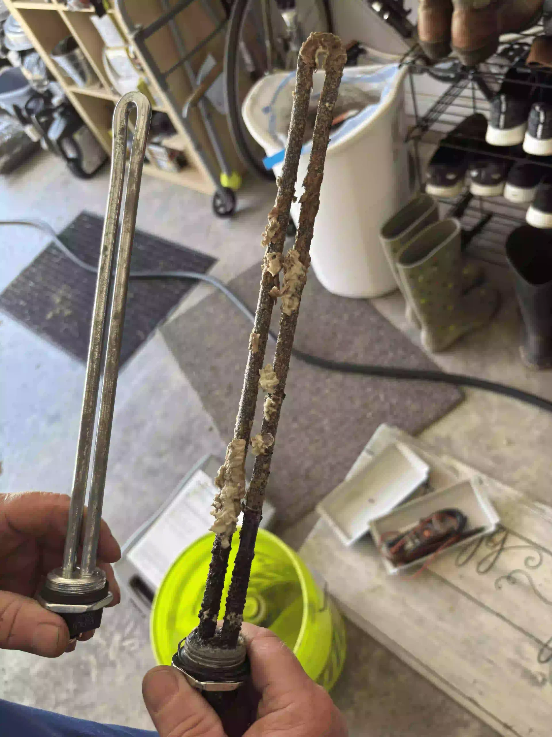 New vs Old Water Heater Element